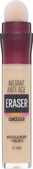 Silmaümbruse peitekreem Maybelline New York Instant Age Eraser 6,8 ml, 07 Sand hind ja info | Jumestuskreemid ja puudrid | hansapost.ee