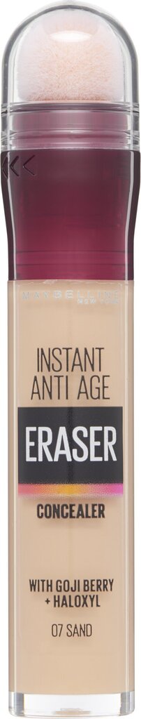 Silmaümbruse peitekreem Maybelline New York Instant Age Eraser 6,8 ml, 07 Sand hind ja info | Jumestuskreemid ja puudrid | hansapost.ee