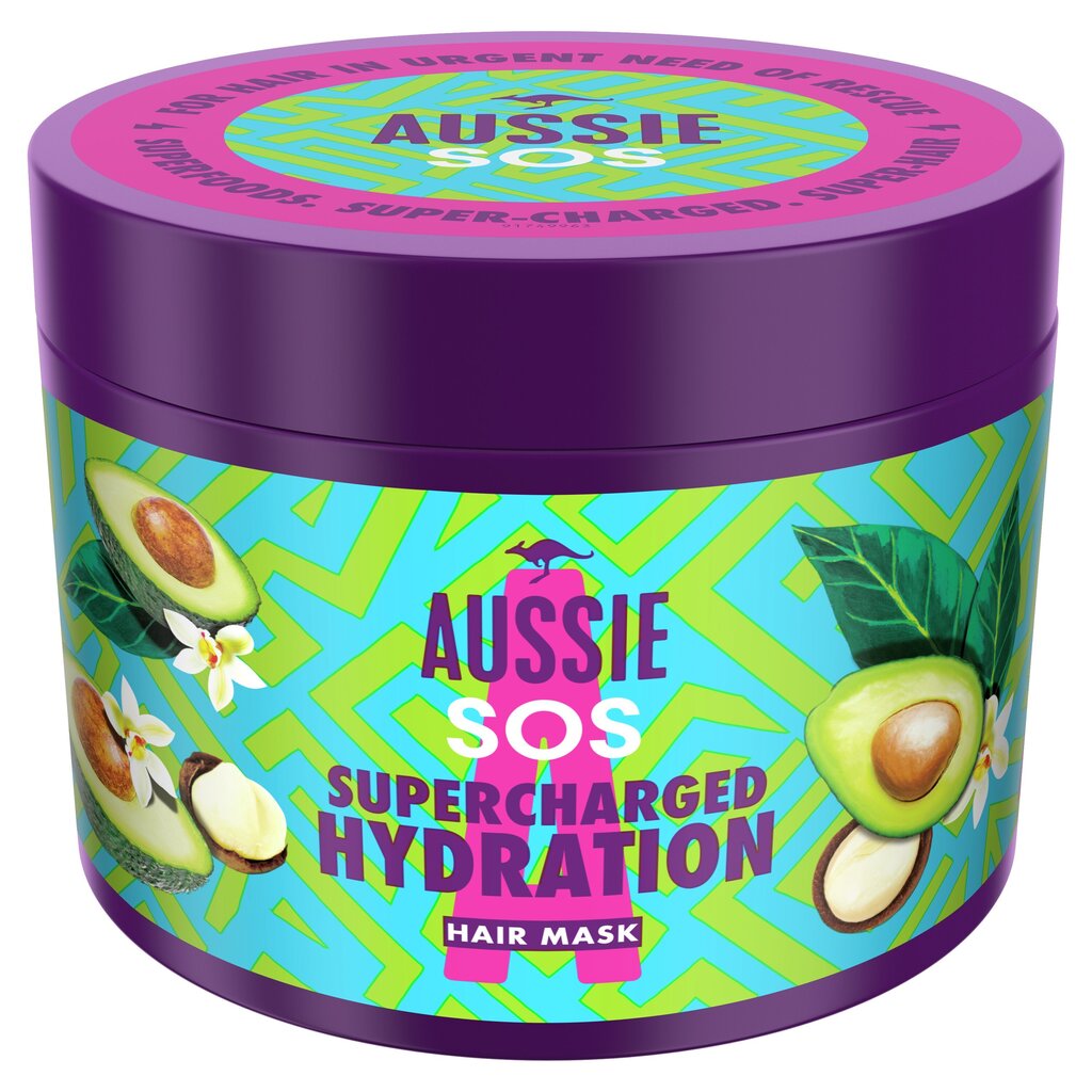 SOS Supercharged Hydration (juuksemask) 450 ml hind ja info | Juuksemaskid, õlid ja seerumid | hansapost.ee