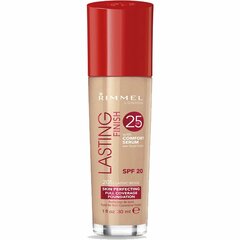 Тональное средство Rimmel London Lasting Finish 25H 30 мл, 201 Classic Beige цена и информация | Пудры, базы под макияж | hansapost.ee