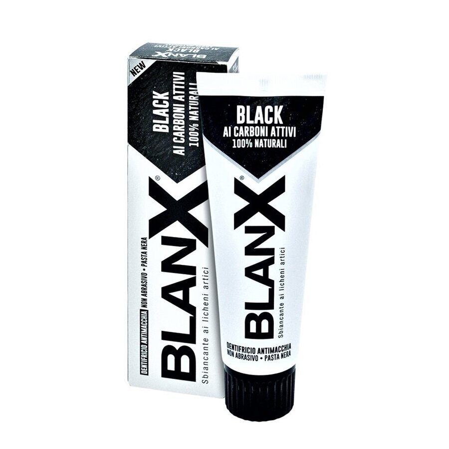 Valgendav hambapasta Blanx Men Black Carbone, 75 ml hind ja info | Hambaharjad, hampapastad ja suuloputusvedelikud | hansapost.ee