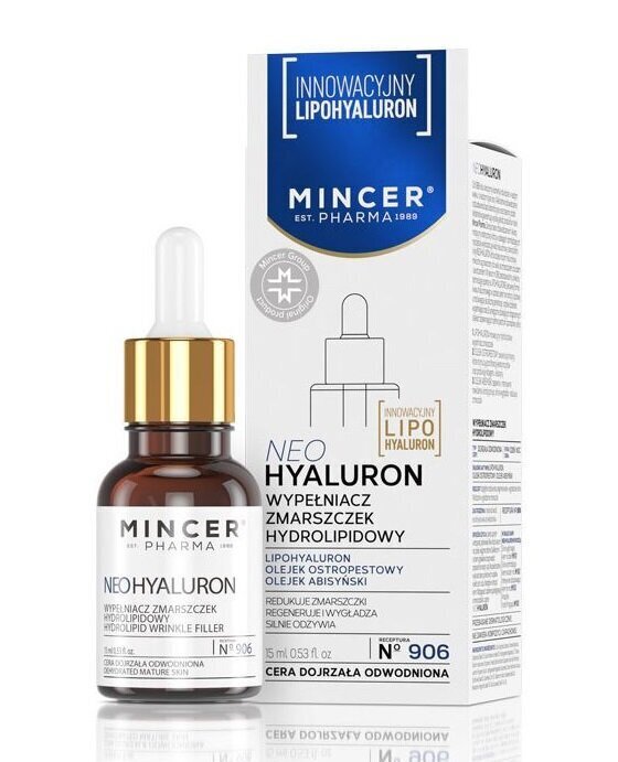 Kortse vähendav näoseerum Mincer Pharma Neo Hyaluron Nr. 906, 50 ml hind ja info | Näoõlid, ampullid ja seerumid | hansapost.ee
