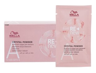 Õrn juuksevärvi eemaldav pulber Wella Professionals Crystal Powder, 5x9 g hind ja info | Juuksevärvid | hansapost.ee