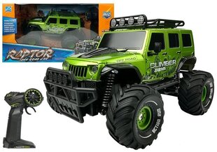 Raadioteel juhitav maastikuauto Jeep, roheline цена и информация | Игрушки для мальчиков | hansapost.ee