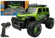 Raadioteel juhitav maastikuauto Jeep, roheline цена и информация | Mänguasjad poistele | hansapost.ee