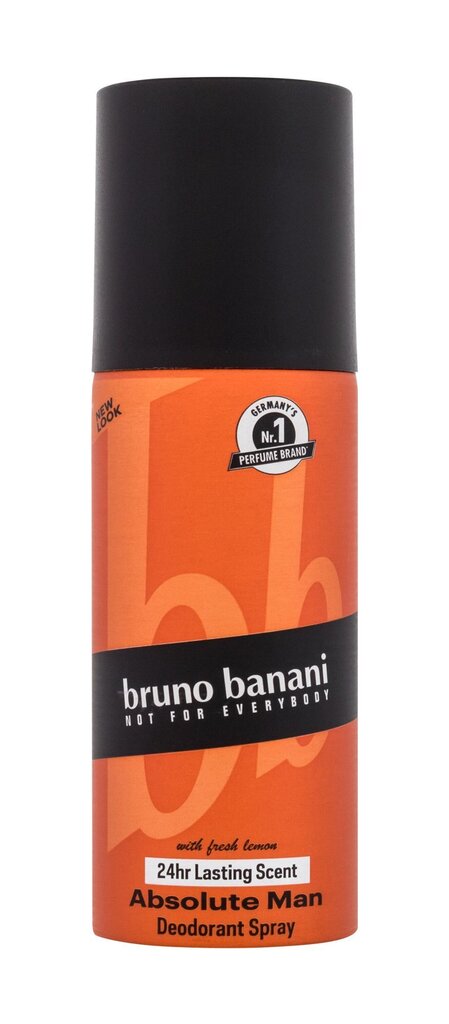 Bruno Banani Absolute pihustatav deodorant meestele, 150 ml hind ja info | Deodorandid | hansapost.ee