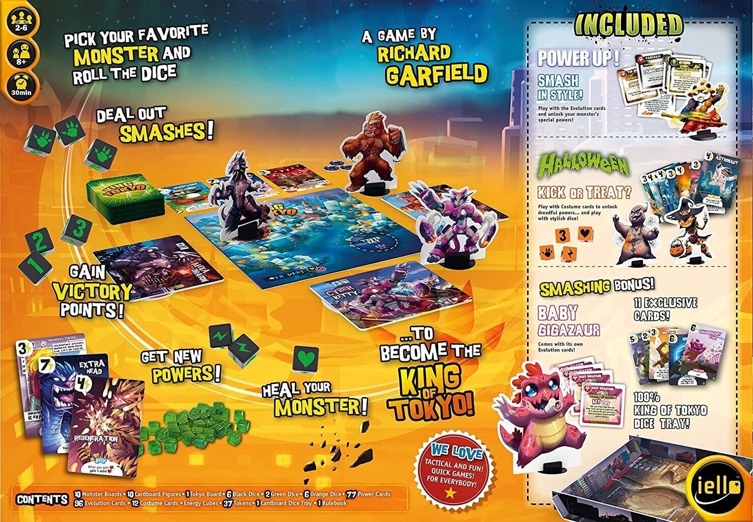 Lauamäng King of Tokyo: Monster Box hind ja info | Lauamängud ja mõistatused perele | hansapost.ee