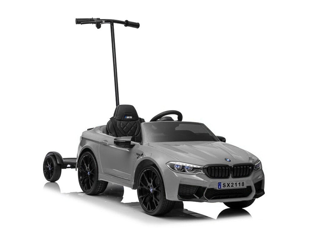 Ühekohalin elektriauto lastele Lean Cars BMW M5, hall цена и информация | Laste elektriautod | hansapost.ee