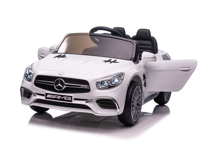Elektriauto lastele Mercedes SL65 S Lean Cars, valge hind ja info | Laste elektriautod | hansapost.ee