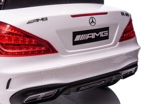 Elektriauto lastele Mercedes SL65 S Lean Cars, valge hind ja info | Laste elektriautod | hansapost.ee