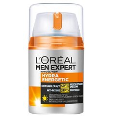 Увлажняющий крем для лица для мужчин, L'Oreal Paris Men Expert Hydra Energetic SPF15, 50 мл цена и информация | Кремы для лица | hansapost.ee