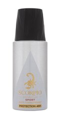 Spreideodorant Scorpio Sport Collection meestele, 150 ml hind ja info | Scorpio Parfüümid, lõhnad ja kosmeetika | hansapost.ee