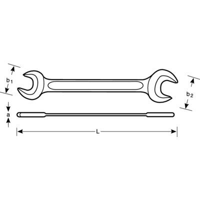 Mutrivõti Bahco 50 x 55 mm, 895M-50-55 цена и информация | Käsitööriistad | hansapost.ee