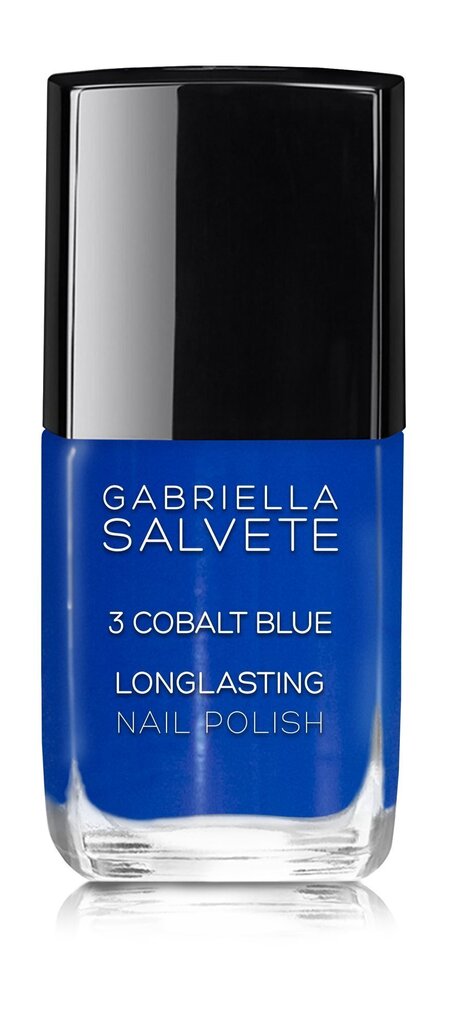 Gabriella Salvete Longlasting Enamel küünelakk 11 ml, 03 Cobalt Blue цена и информация | Küünelakid ja küünelakieemaldajad | hansapost.ee