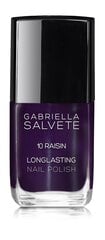 Gabriella Salvete Longlasting Enamel küünelakk 11 ml, 10 Raisin hind ja info | Küünelakid ja küünelakieemaldajad | hansapost.ee