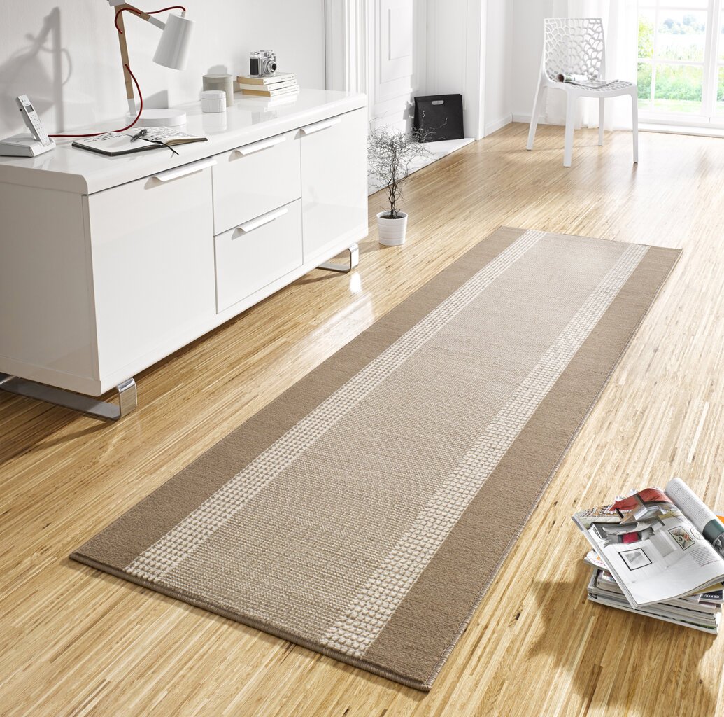 Hanse Home vaip Band Beige Cream, 80x400 cm hind ja info | Vaibad | hansapost.ee