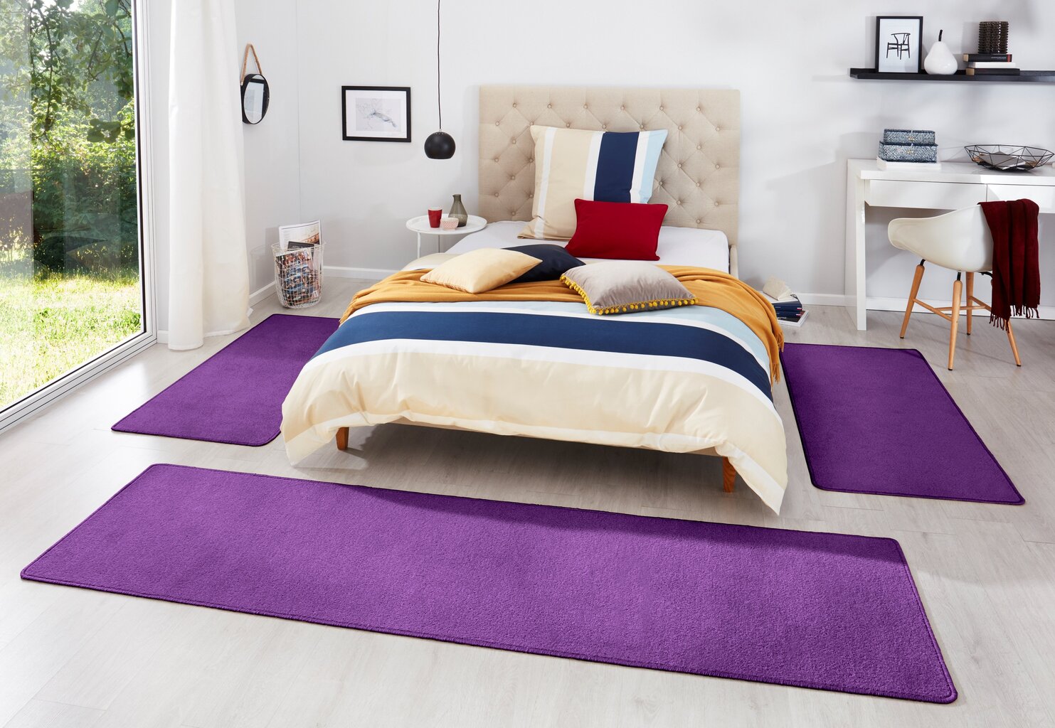 Hanse Home vaibakomplekt Fancy Purple, 3 tk цена и информация | Vaibad | hansapost.ee