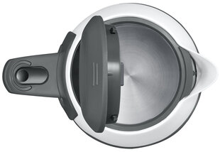 Bosch TWK6A011 Standard kettle, Stainless steel, White, 2400 W, 360° rotational base, 1.7 L цена и информация | Электрочайники | hansapost.ee