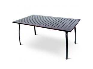 Стол Patio Astor 160 x 90 cm, серый/коричневый цена и информация | Садовые столы и столики | hansapost.ee