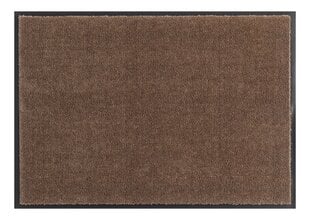 Hanse Home uksematt Soft & Clean Brown, 75x150 cm цена и информация | Придверные коврики | hansapost.ee