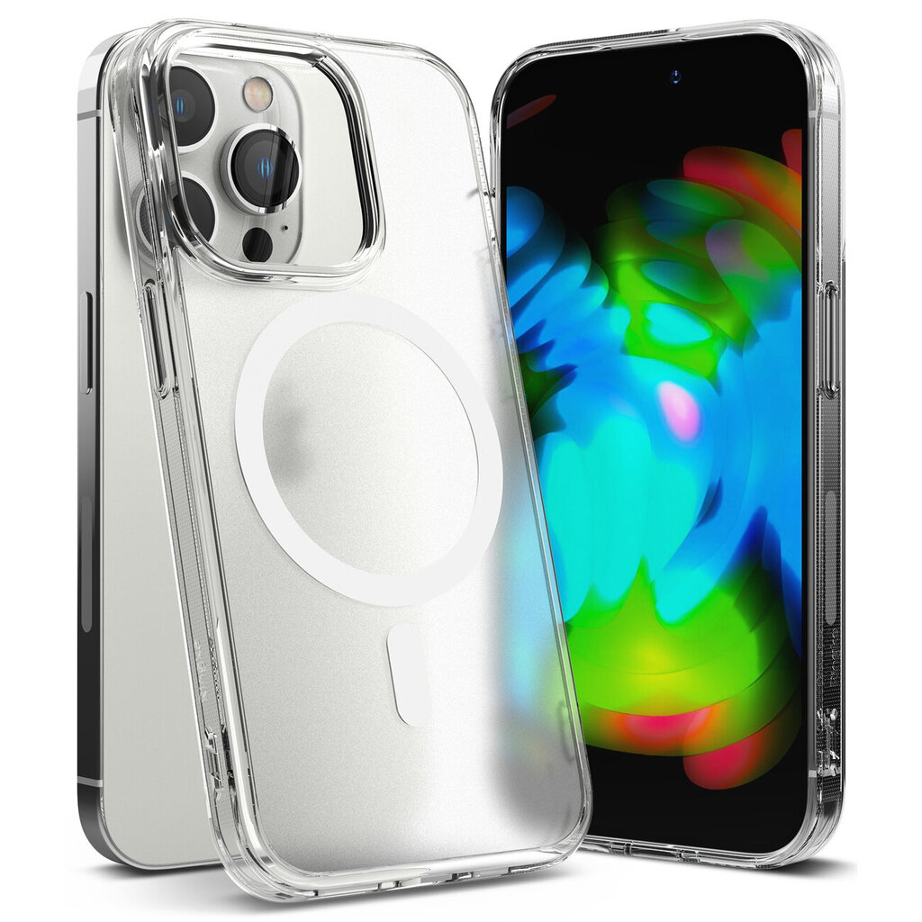 Ringke Fusion Magnetic Magnetic Hard Case with Gel Frame for iPhone 14 Pro Max Translucent (FMGM645E52) (MagSafe Compatible) цена и информация | Telefonide kaitsekaaned ja -ümbrised | hansapost.ee