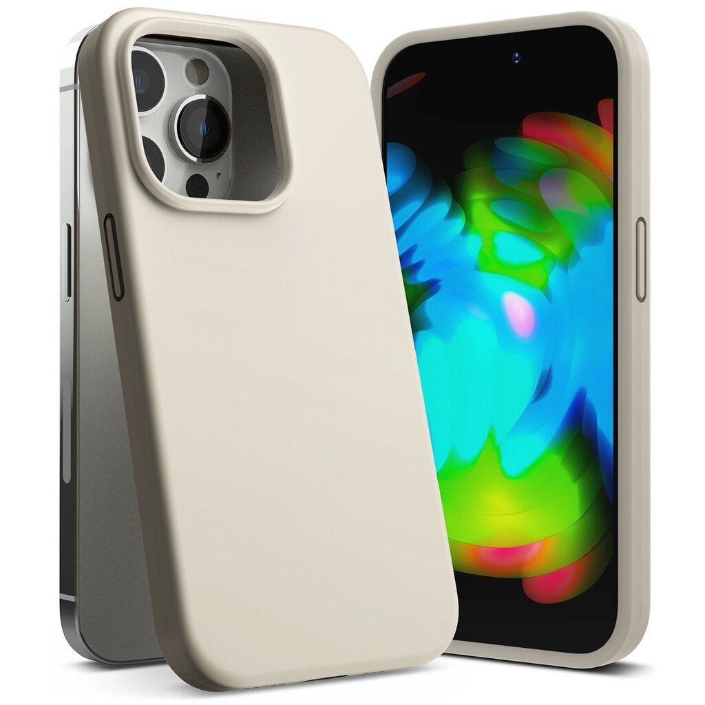 Ringke Silicone case for iPhone 14 Pro Max silicone case gray (SI004E72) (Grey) цена и информация | Telefonide kaitsekaaned ja -ümbrised | hansapost.ee