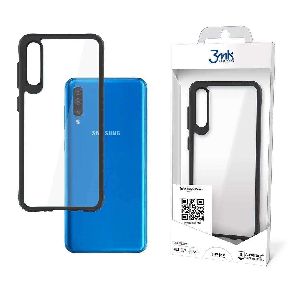 Samsung Galaxy A50 - 3mk Satin Armor Case+ цена и информация | Telefonide kaitsekaaned ja -ümbrised | hansapost.ee