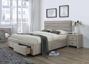 Кровать Halmar Kayleon 160x200 cм, песочный цвет цена и информация | Кровати | hansapost.ee