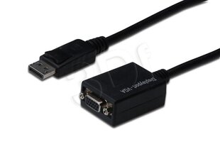 Адаптер ASSMANN DisplayPort на VGA, DP / HD15 M / F, 0,15 см цена и информация | Адаптеры и USB-hub | hansapost.ee