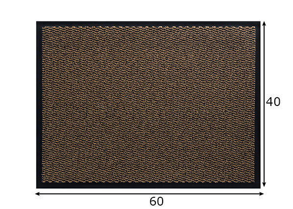 Uksematt Spectrum, pruun - erinevad suurused, Uksematt Spectrum, pruun, 60 x 80 cm hind ja info | Uksematid | hansapost.ee