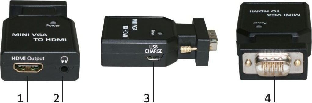 MicroConnect MC-CONMVGAHM hind ja info | USB adapterid ja jagajad | hansapost.ee