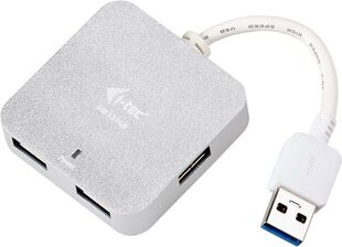 USB-jaotur i-Tec U3HUBMETAL402 hind ja info | USB adapterid ja jagajad | hansapost.ee