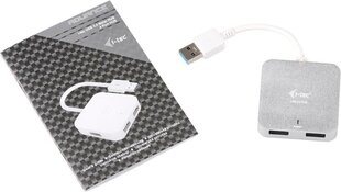 USB-jaotur i-Tec U3HUBMETAL402 hind ja info | USB adapterid ja jagajad | hansapost.ee