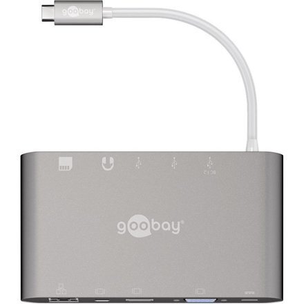 Goobay USB-C All-in-1 Multiport Adapter цена и информация | USB adapterid ja jagajad | hansapost.ee