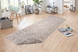 Northrugs kahepoolne vaip In-& Outdoor Curacao, beež, 80x350 cm цена и информация | Коврики | hansapost.ee