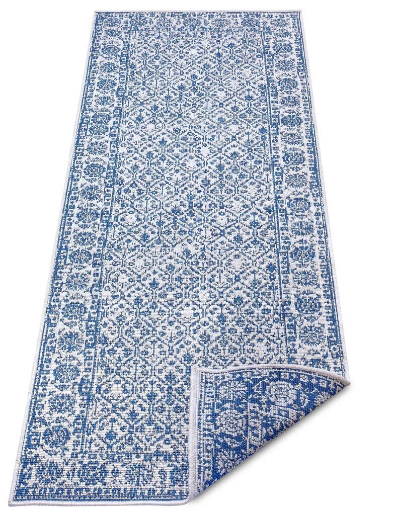 Northrugs kahepoolne vaip In-& Outdoor Curacao, sinine, 80x350 cm цена и информация | Vaibad | hansapost.ee