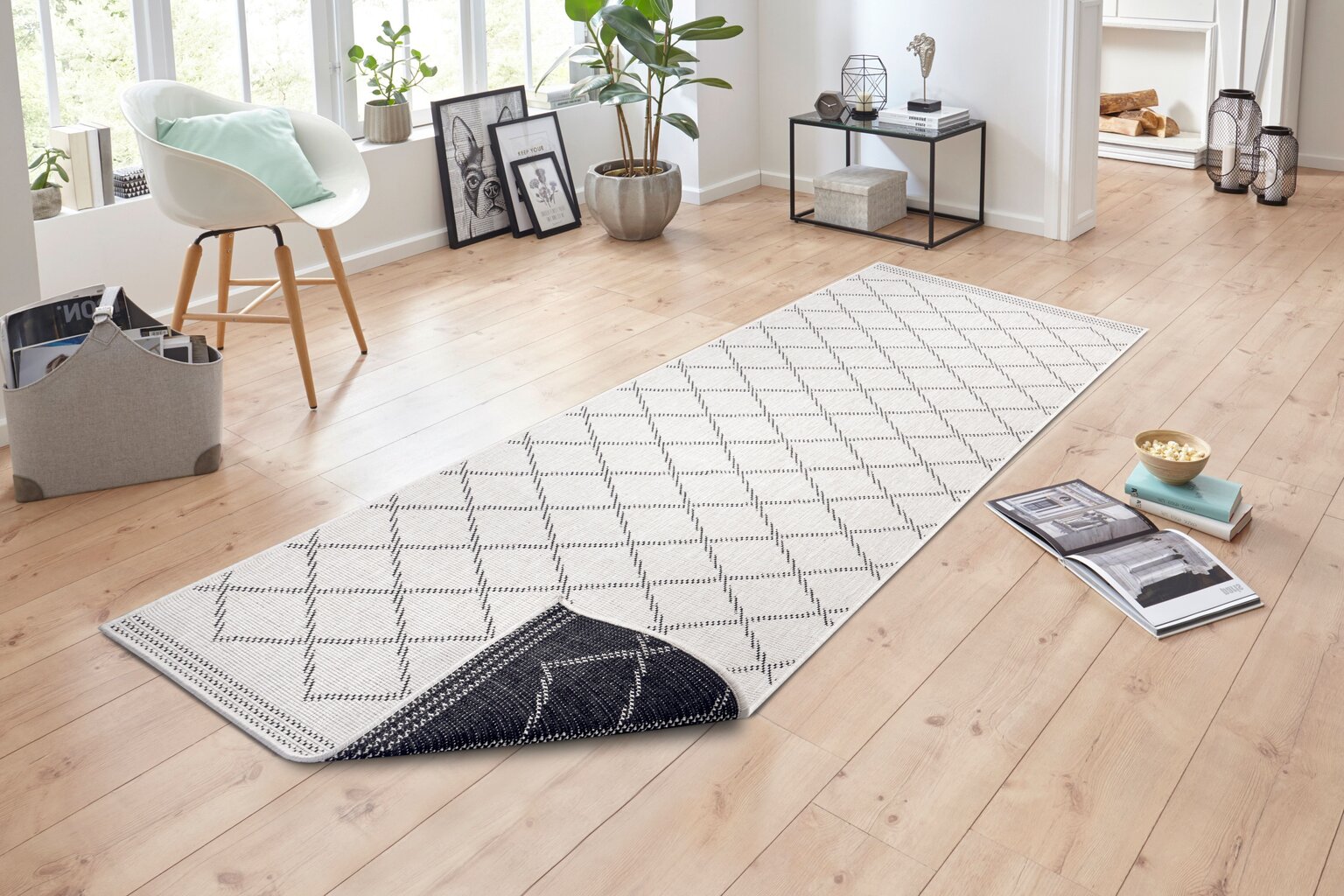 Northrugs kahepoolne vaip Corsica Night, beež, 200x290 cm hind ja info | Vaibad | hansapost.ee