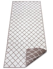 Northrugs kahepoolne vaip In-& Outdoor Malaga, beež, 80x350 cm hind ja info | Vaibad | hansapost.ee