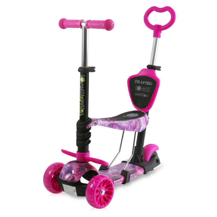 Kolmerattaline jalgratas Lorelli Draxter Plus, Pink Galaxy цена и информация | Tõukerattad | hansapost.ee