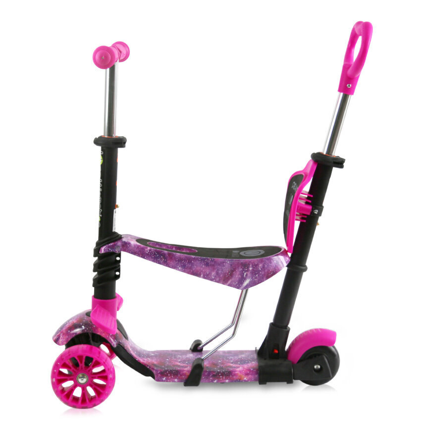 Kolmerattaline jalgratas Lorelli Draxter Plus, Pink Galaxy цена и информация | Tõukerattad | hansapost.ee
