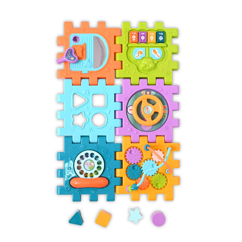 Mänguasi Lorelli Kuubik, 6 erinevat külge + 4 kujundit цена и информация | Arendavad laste mänguasjad | hansapost.ee
