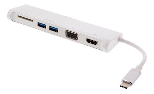 Deltaco USBC-HUB100 цена и информация | USB adapterid ja jagajad | hansapost.ee