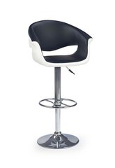 Барный стул Halmar H 46, черный/белый цена и информация | Стулья для кухни и столовой | hansapost.ee