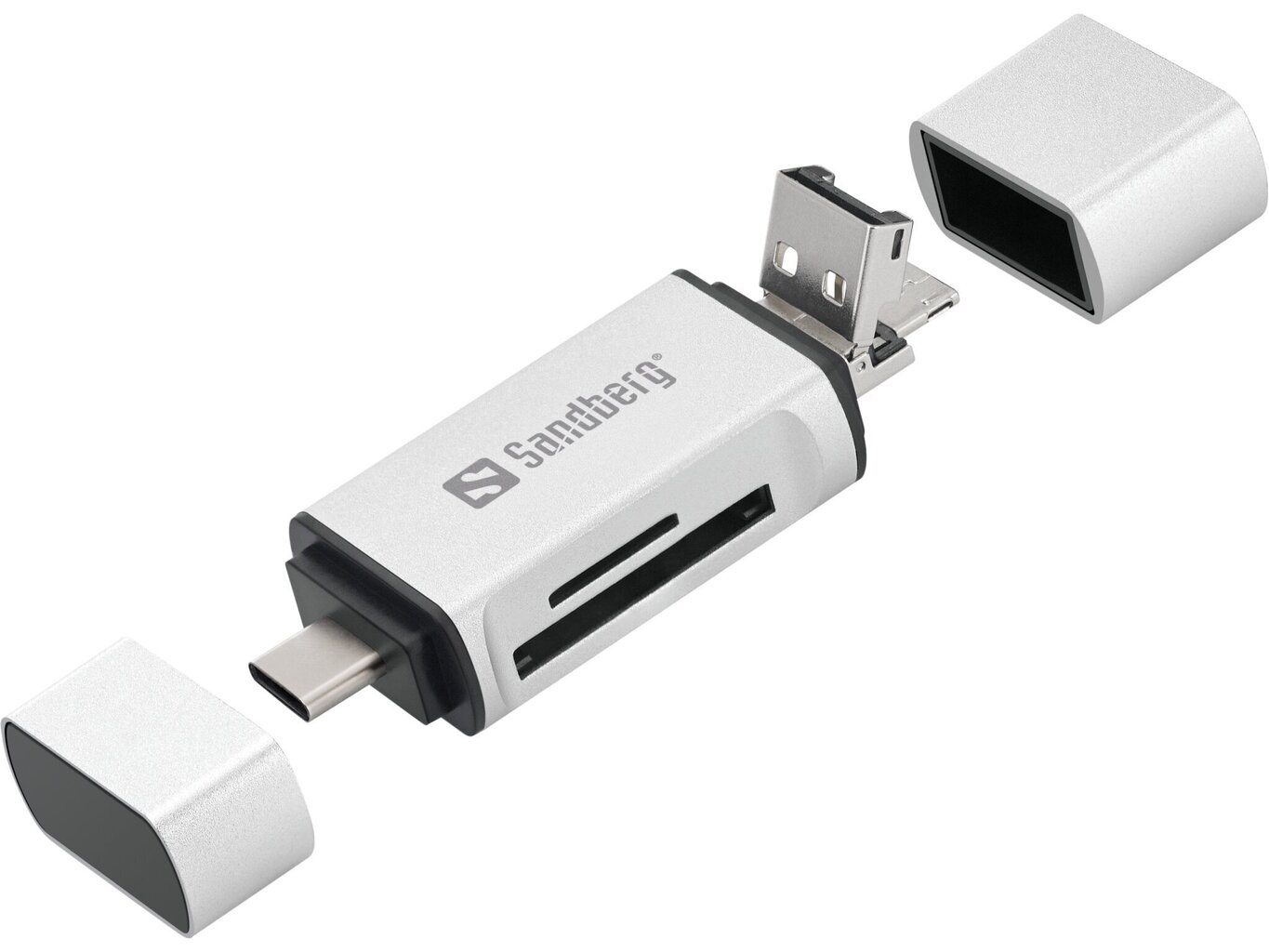 Sandberg 136-28 3 in 1 Card Reader hind ja info | USB adapterid ja jagajad | hansapost.ee