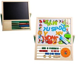 Обучающая деревянная доска 4 в 1 цена и информация | Развивающие игрушки для детей | hansapost.ee