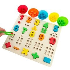 Puidust õpetlik matemaatiline pusle цена и информация | Развивающие игрушки для детей | hansapost.ee