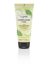 Käte- ja küüntekreem I Love Elderflower Fizz 100 ml hind ja info | Kehakreemid, kehaõlid ja losjoonid | hansapost.ee
