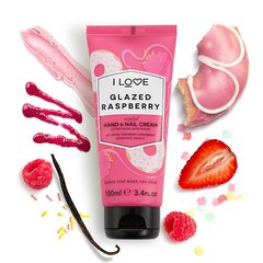 Käte- ja küüntekreem I Love Glazed Raspberry 100 ml hind ja info | I Love Parfüümid, lõhnad ja kosmeetika | hansapost.ee