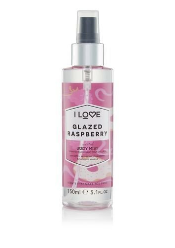 Kehasprei I Love Glazed Raspberry 150 ml цена и информация | Dušigeelid ja deodorandid naistele | hansapost.ee