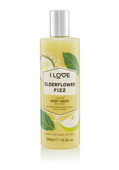 Dušigeel I Love Elderflower Fizz 360 ml price and information | Shower gels, oils | hansapost.ee